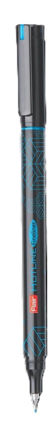 Flair Hotline Fine Liner Stick Pen, Light Blue
